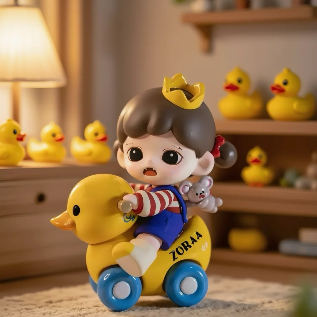 【正版代拆】Baby Zoraa可爱即正义系列盲盒潮玩礼物鸭鸭车