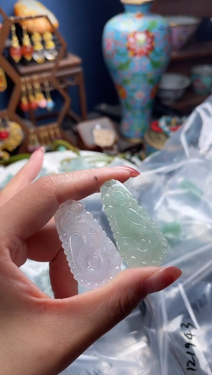 未镶嵌挂件翡翠大*#,121944+121943