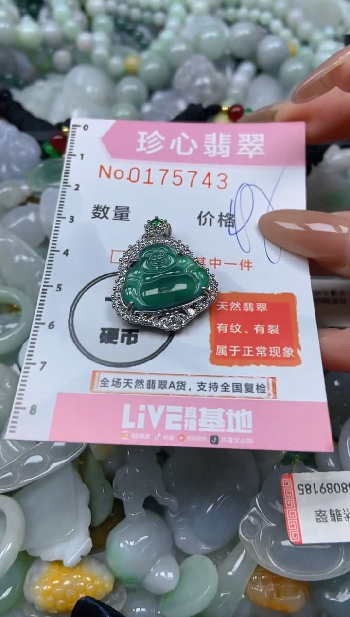 【闪购商品】翡翠颈饰未镶嵌闪购0175743