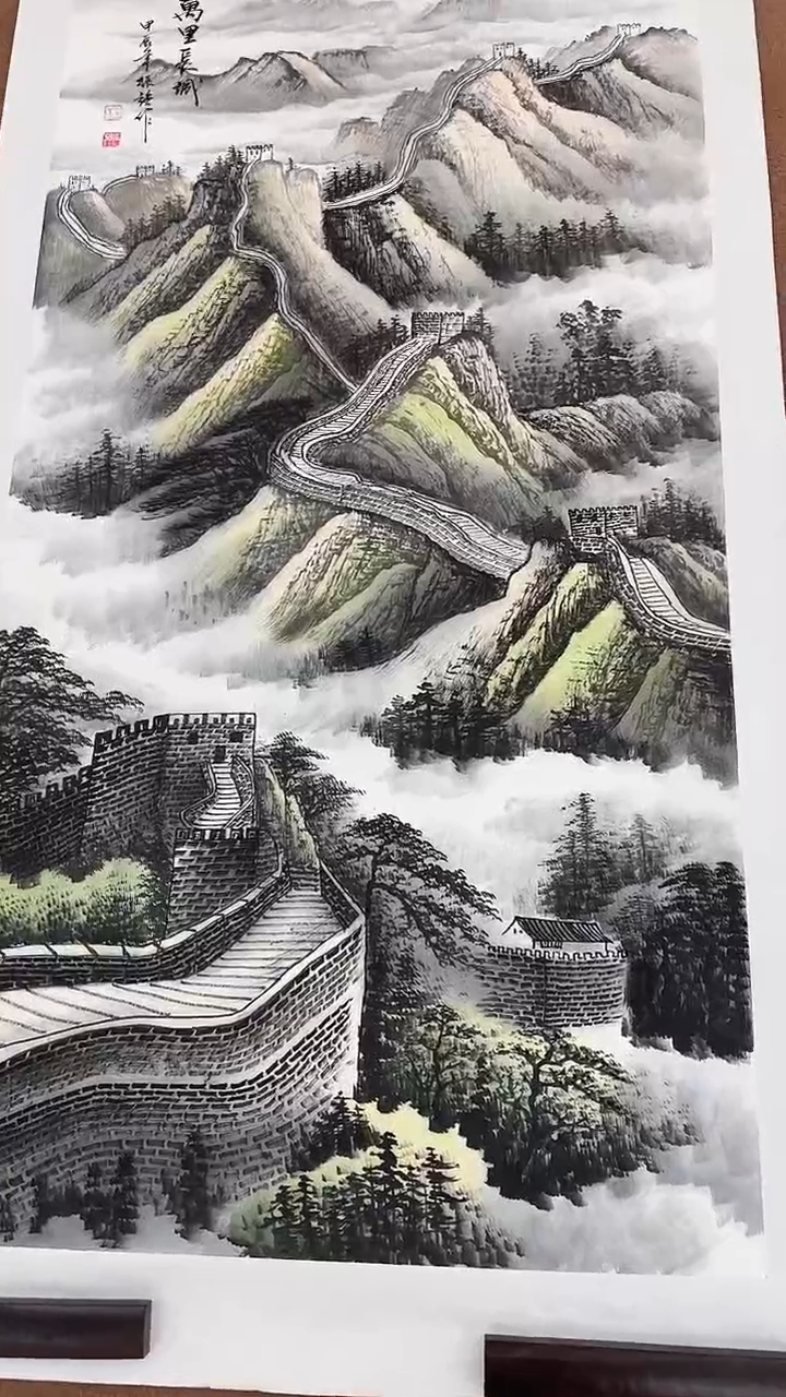 书法12-25-9王老师8平尺国画作品