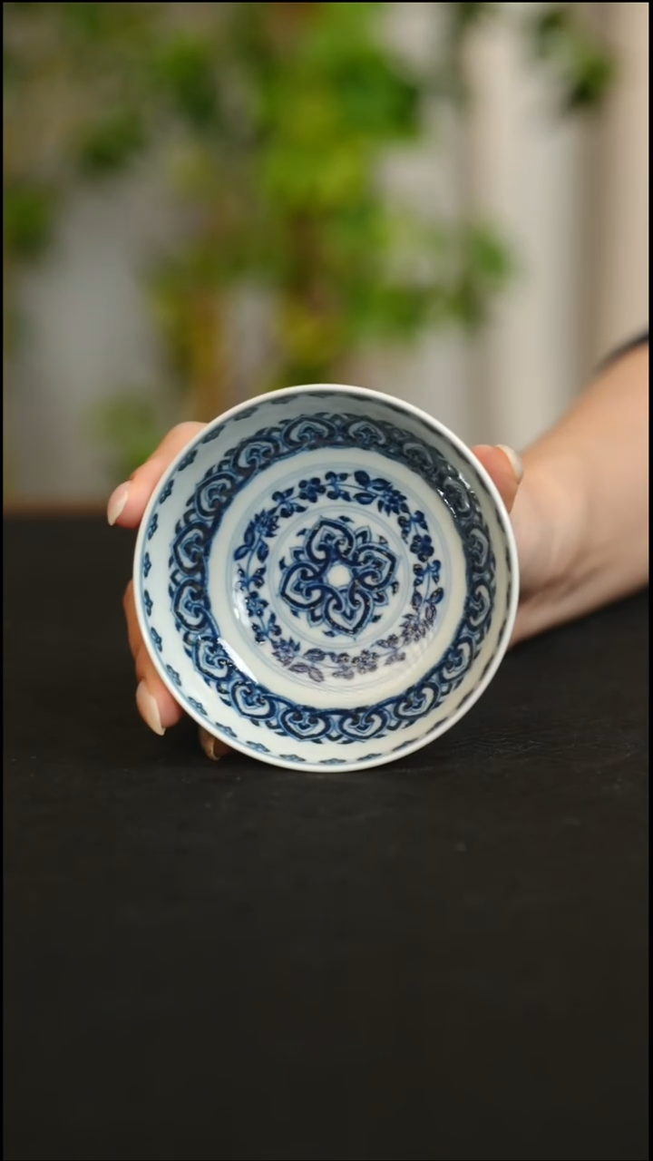 杯子瓷仿明宝象普洱杯80cc