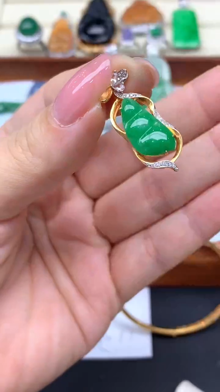 【闪购商品】翡翠颈饰未镶嵌304-天然翡翠