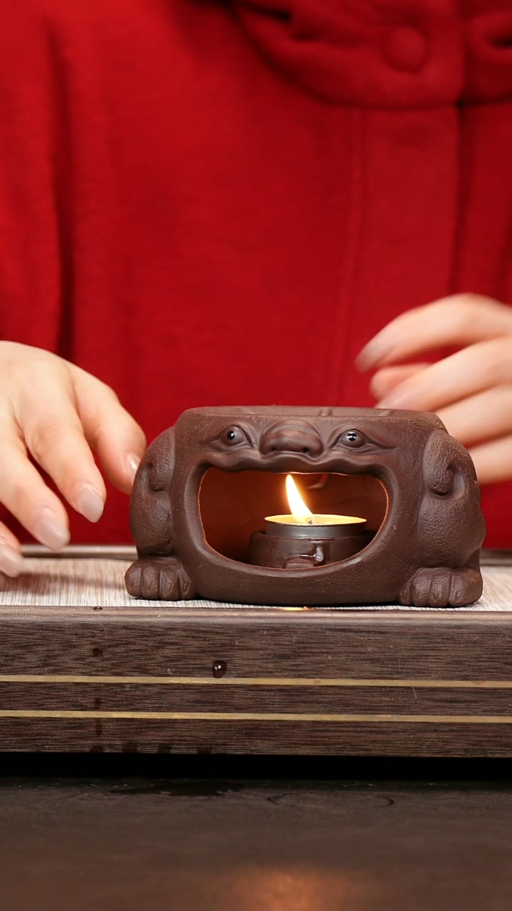 茶壶紫砂茶宠 温茶器