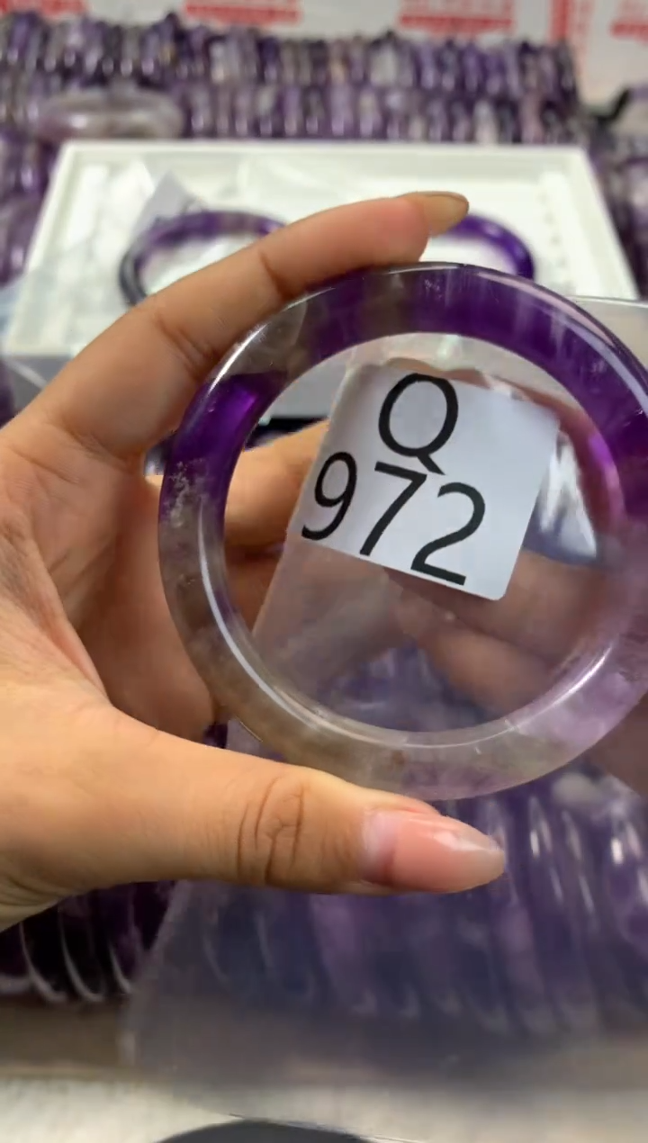 【闪购商品】水晶水晶手镯Q未镶嵌972-58