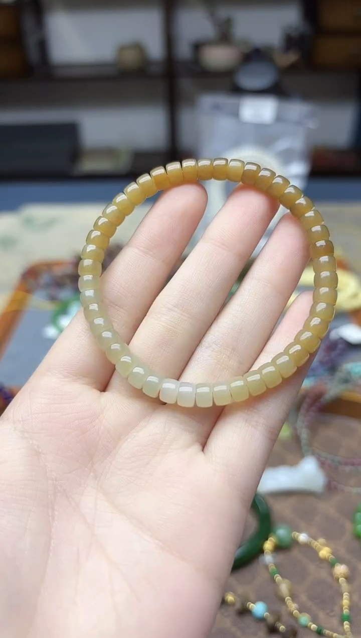 未镶嵌和田玉挂件和田玉直切手串ZD