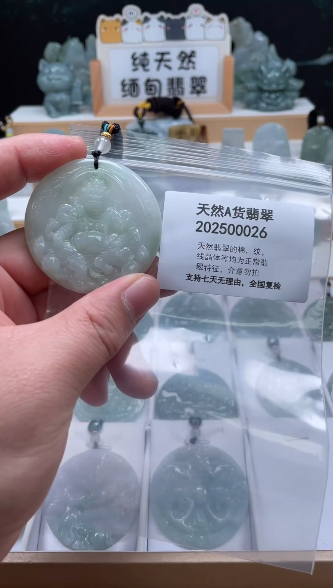 颈饰未镶嵌翡翠翠峰翡翠202512070047