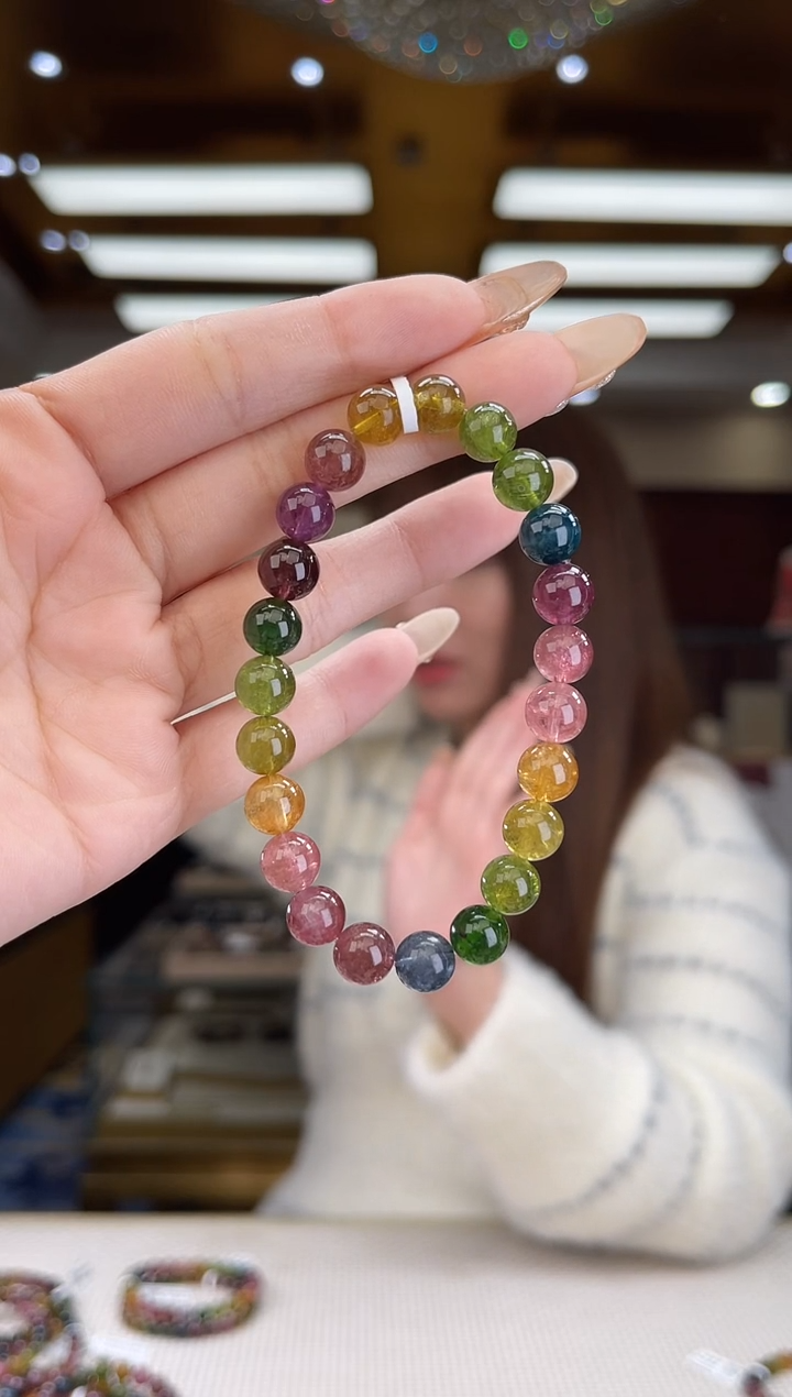 【闪购商品】碧玺/未镶嵌8mm+碧玺单圈39多样性发货