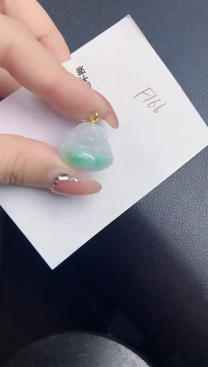 【闪购商品】翡翠颈饰18K金镶嵌000000000