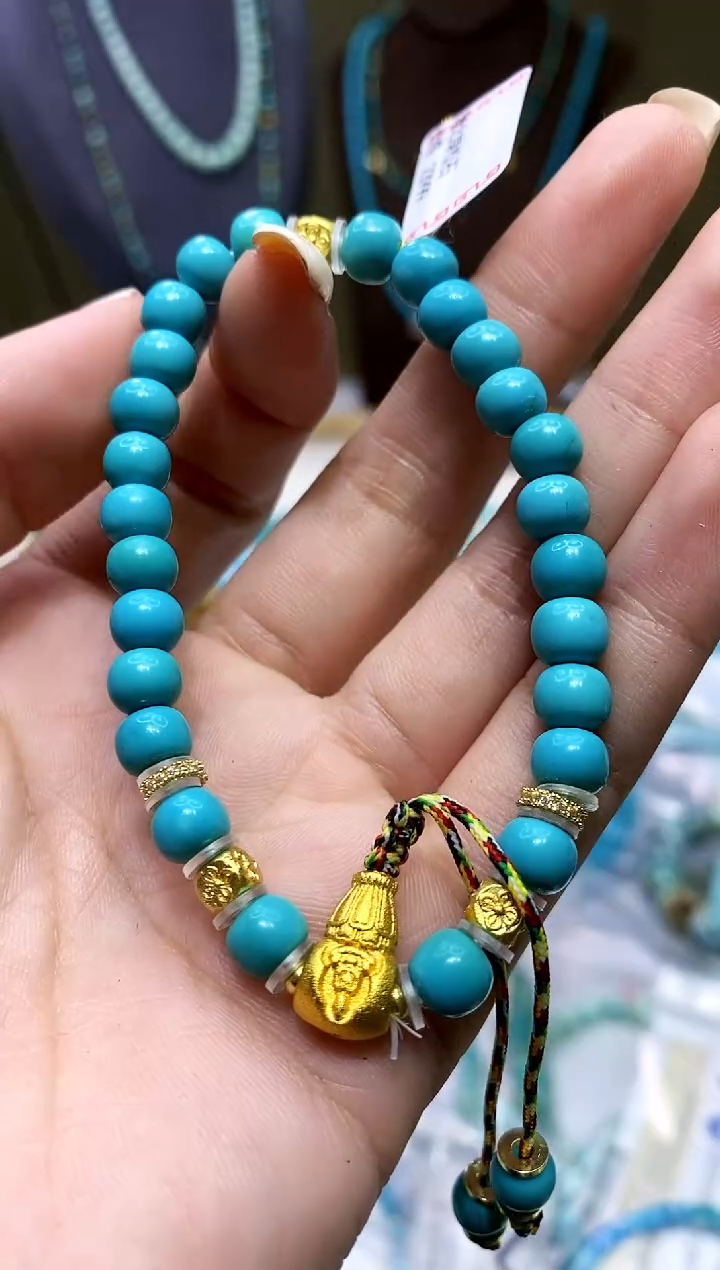 【闪购商品】绿松石未镶嵌手串850