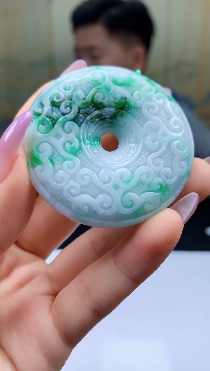 【闪购商品】定制翡翠未镶嵌4917ty-毛货挂件30