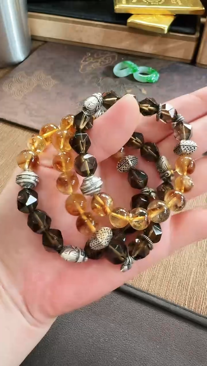 水晶手串银S925镶嵌手串 多样性发货 发一条