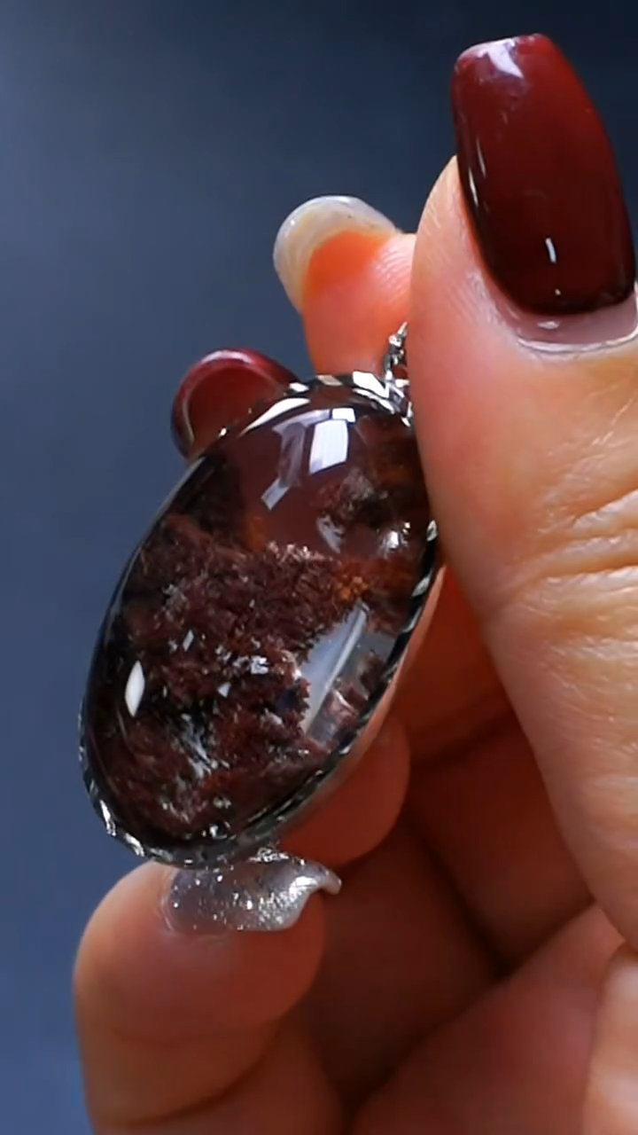 吊坠(不含链)未镶嵌水晶红幽灵吊坠-A07-多样性发其一