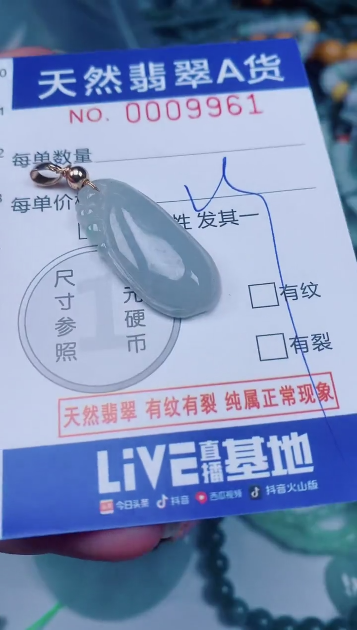 颈饰未镶嵌翡翠00009961