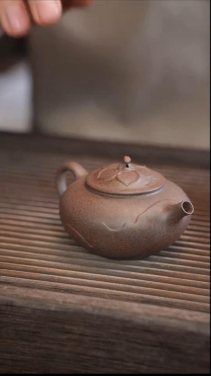 茶壶紫砂还原烧 140cc 半手工 
