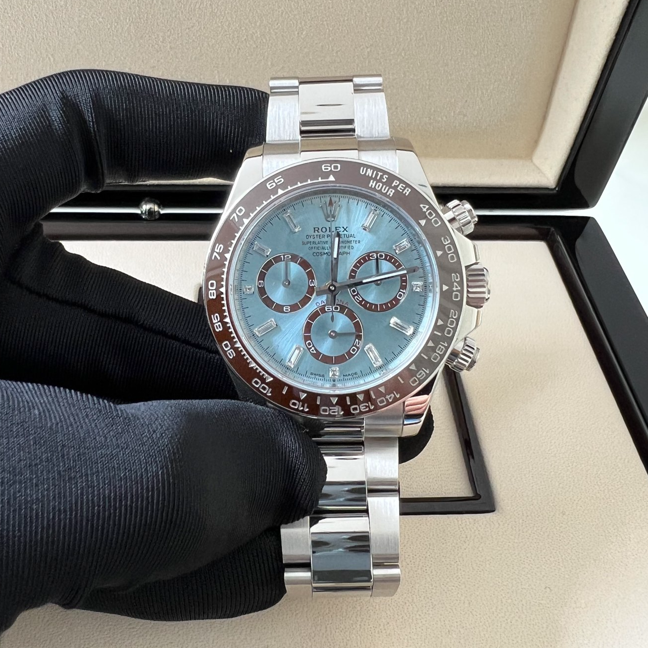 95新 Rolex/劳力士 24年 劳力士迪通拿126506钻刻冰蓝迪