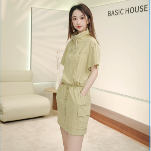 Basic House/百家好夏季休闲时尚套装休闲气质显瘦A25XT191