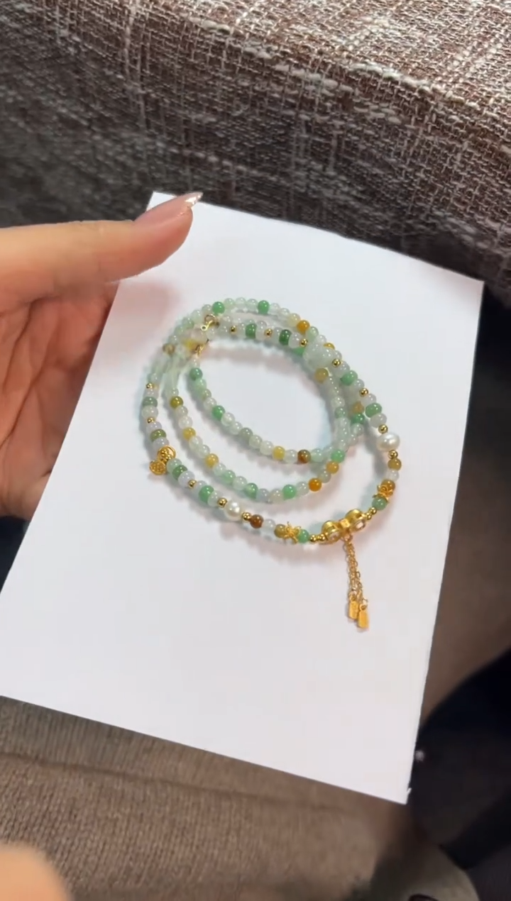 【闪购商品】翡翠项链未镶嵌多宝项链