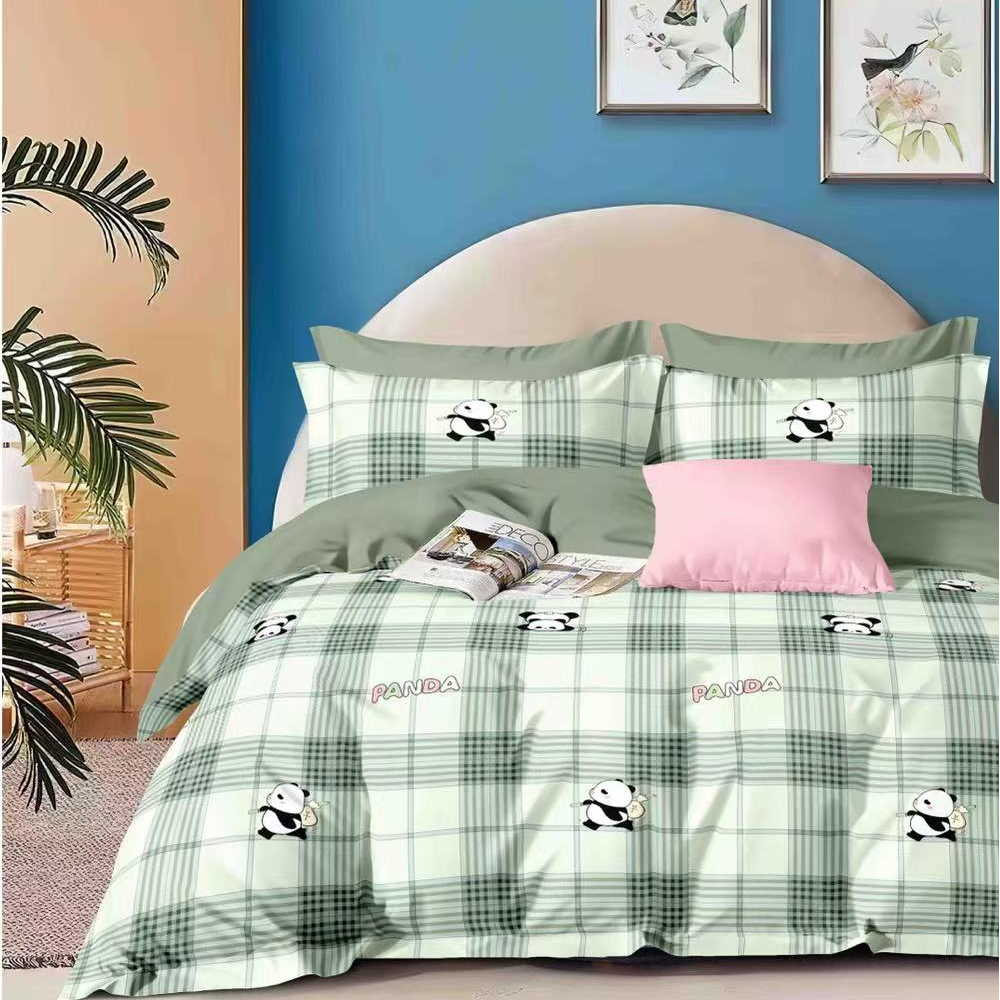 简约可爱小熊猫床单2m