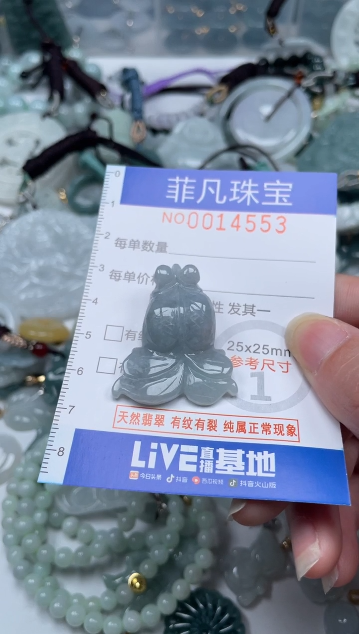 颈饰未镶嵌翡翠14553