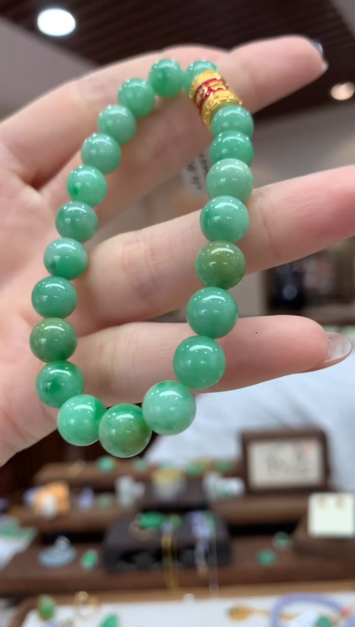 未镶嵌手串翡翠手串