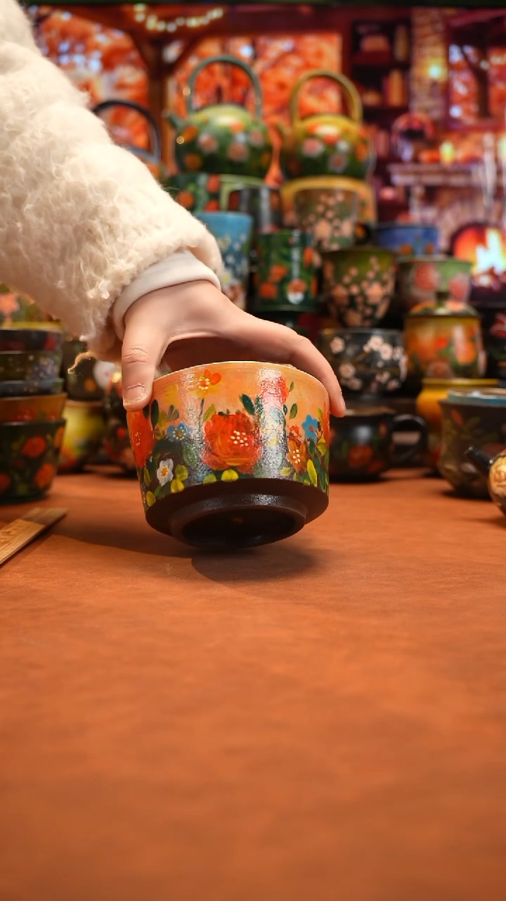 油画   釉下彩  碗