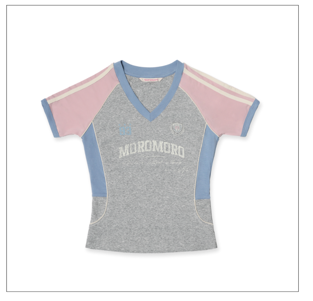 【上海】Moromoro运动排版夏季撞色短t/短裤休闲