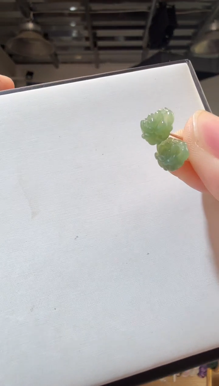 未镶嵌和田玉耳钉优0143 