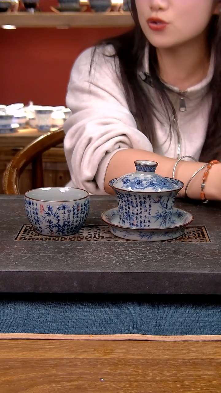 简装家用款2件套 老陶泥开片纹陶瓷茶具