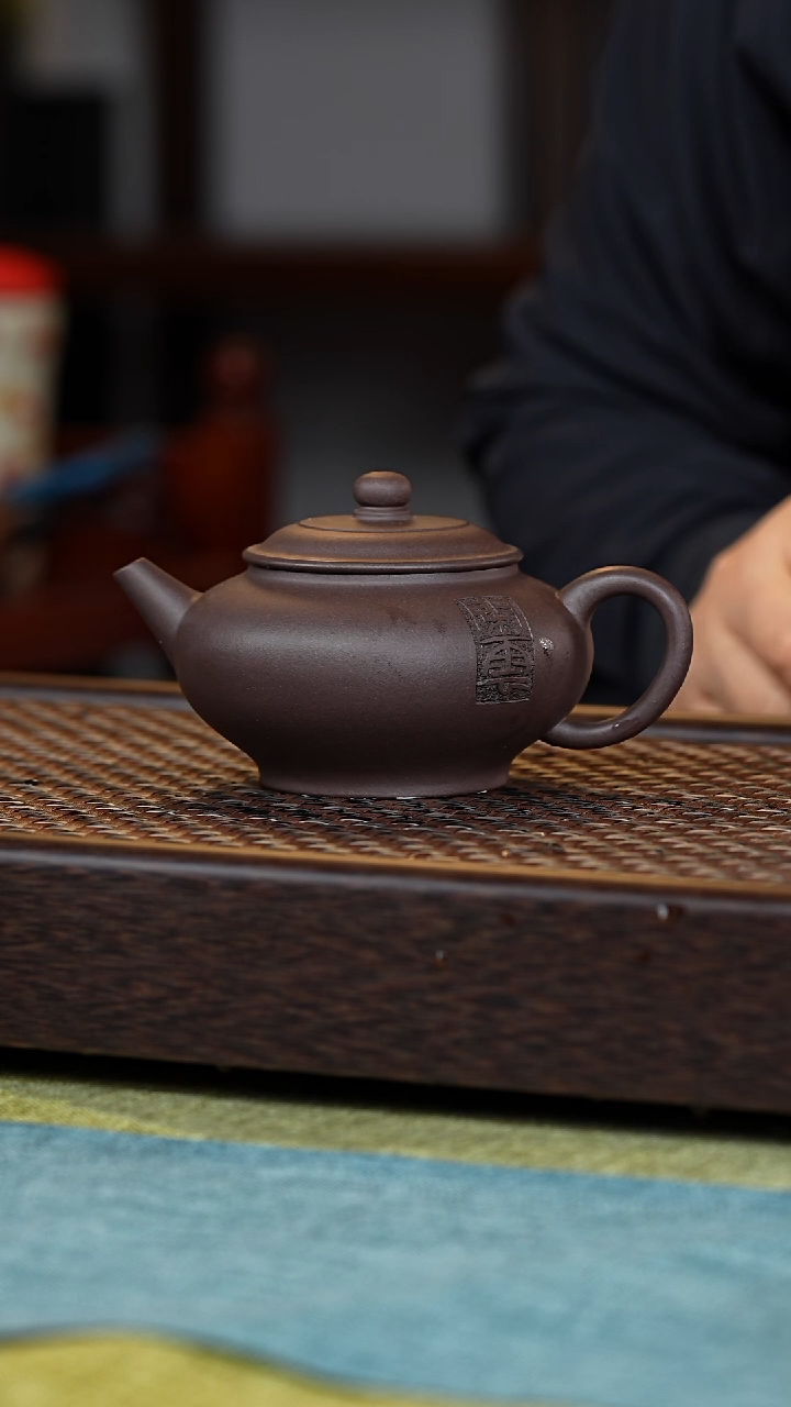 【闪购商品】紫砂茶壶汉扁260毫升