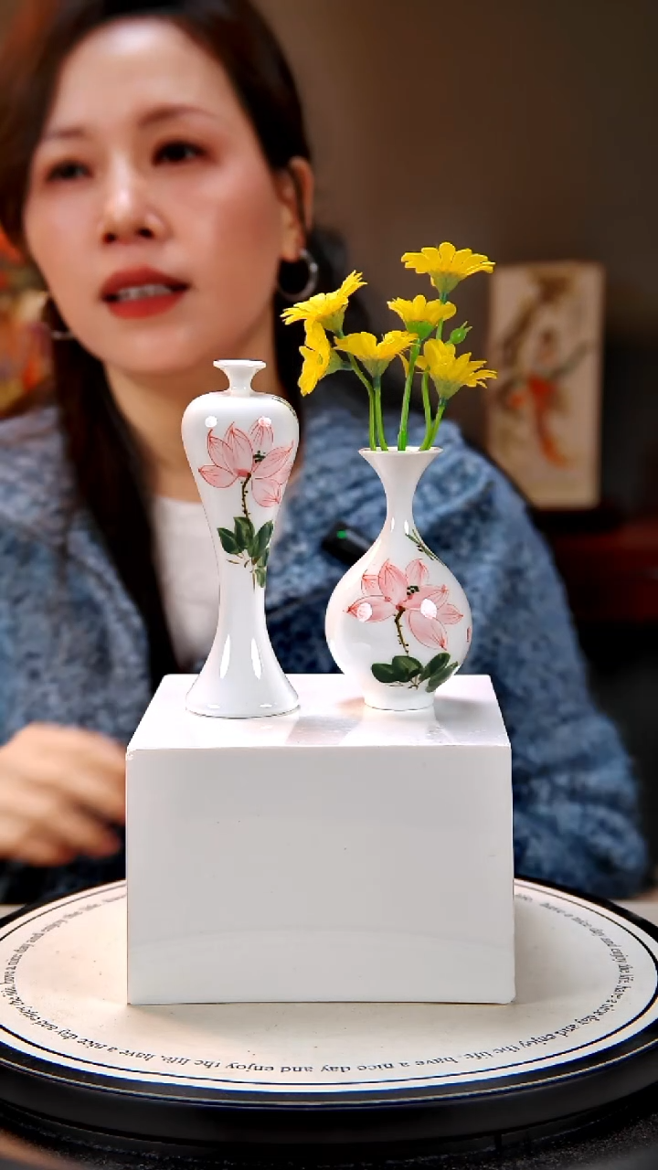 摆件陶景德镇手绘陶瓷3