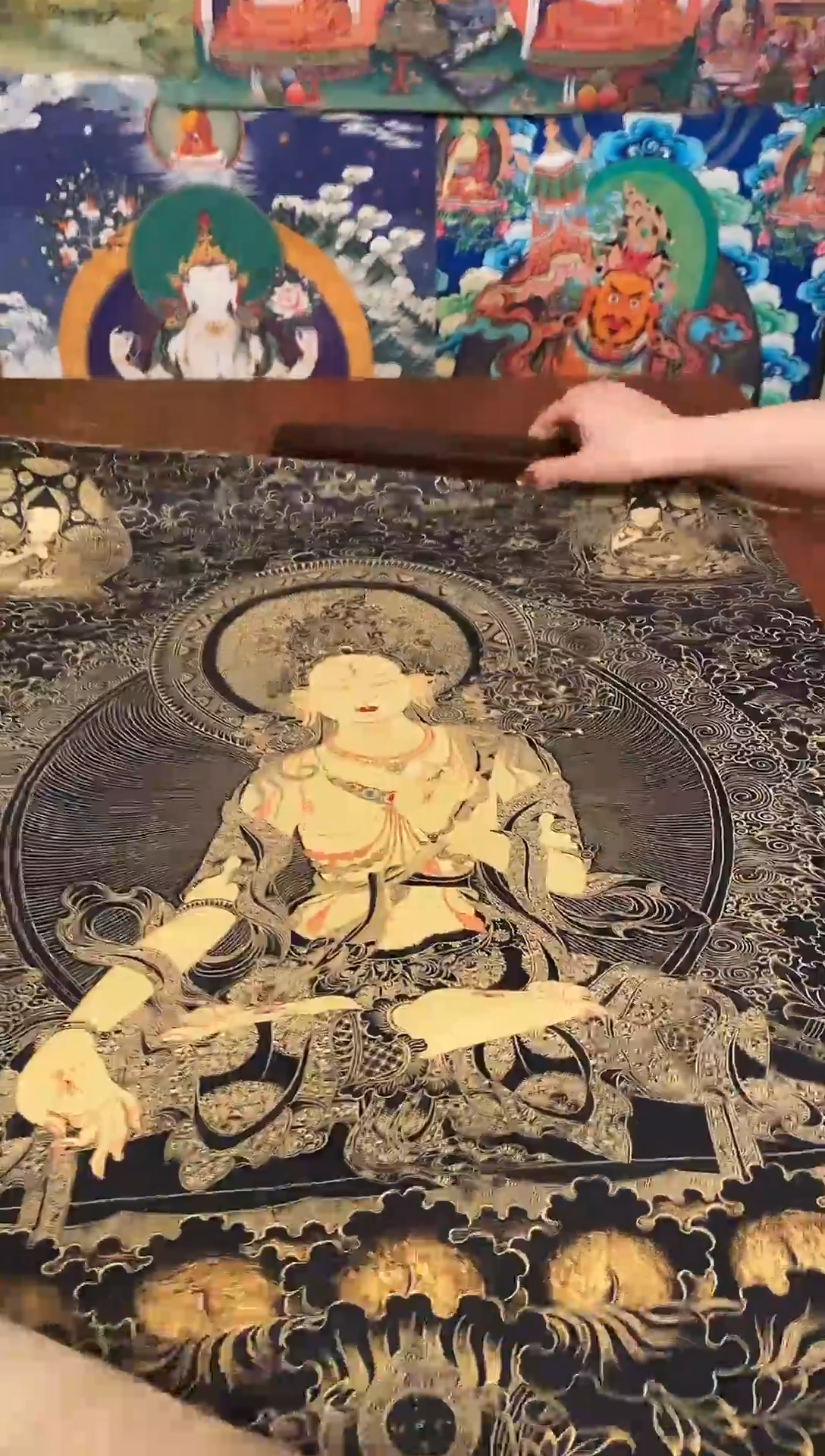 装裱画精美唐卡tk16003