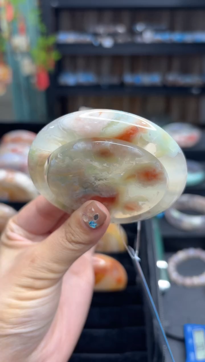 【闪购商品】石英质玉手镯未镶嵌683（57圈赠送镯心）