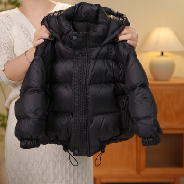 【小蓝鲸童品】2025冬季男女童韩版休闲潮流连帽羽绒服外套