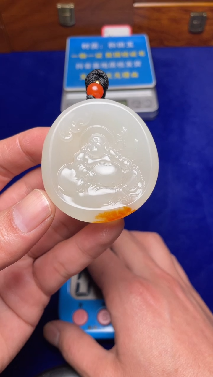 未镶嵌和田玉挂件福*来和田玉