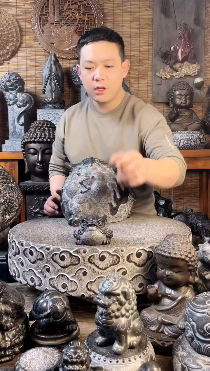 【闪购商品】10金蟾天然青石雕刻