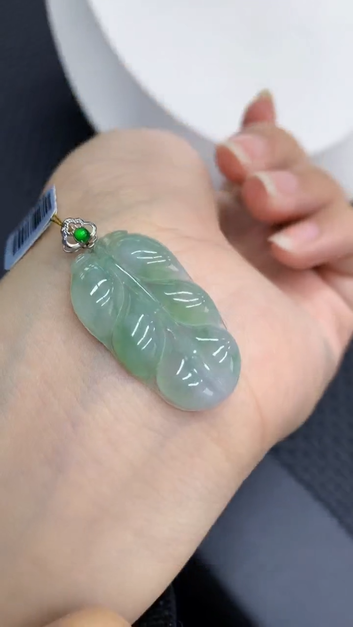 【闪购商品】翡翠颈饰18K金镶嵌            8