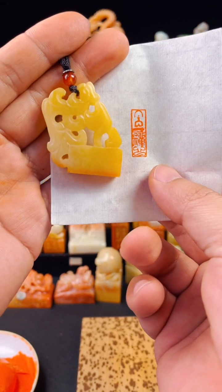 【闪购商品】寿山石印石手工篆刻《禅心》