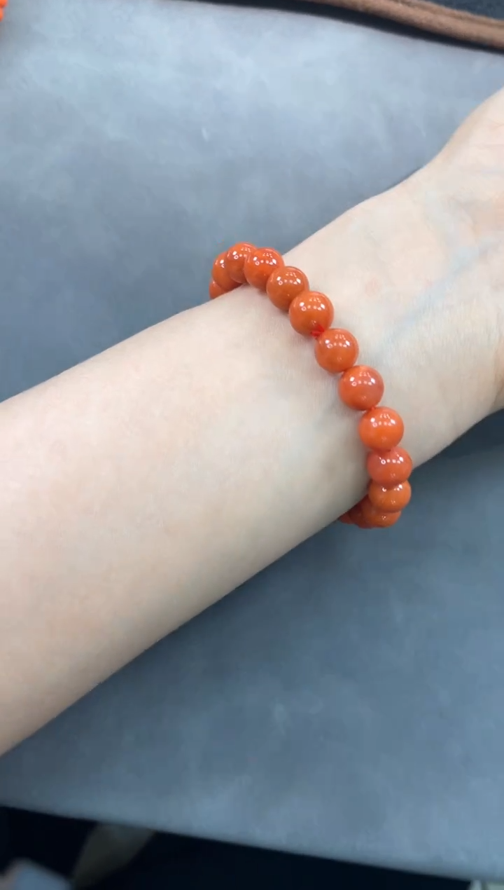 【闪购商品】南红玛瑙颈饰未镶嵌88号南红单圈