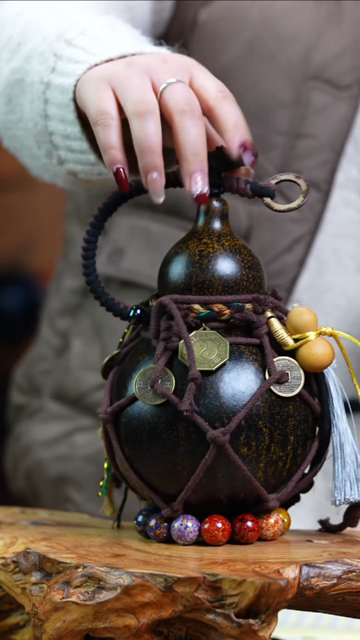 【闪购商品】428—光岳葫天然大漆酒葫芦不含漆珠