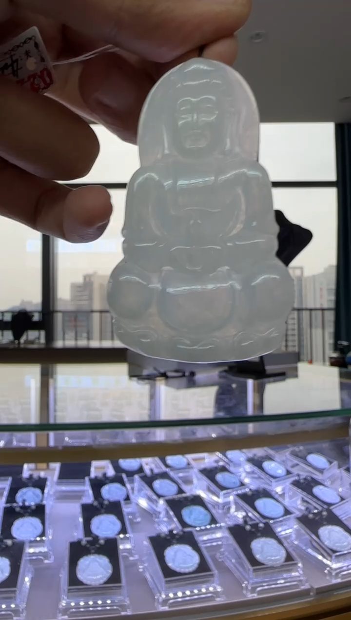 【闪购商品】翡翠颈饰未镶嵌天然翡翠A货孤品一件