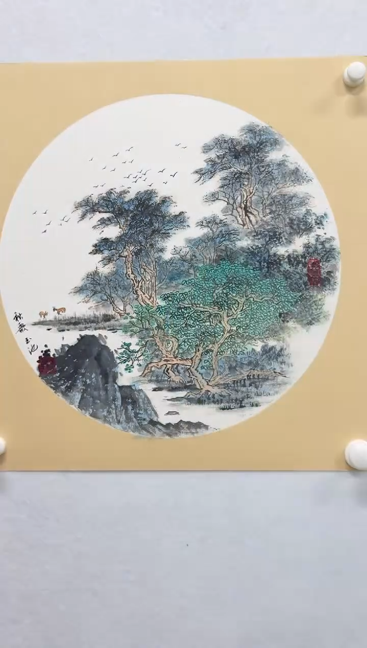 国画炳山艺术--王老师作品