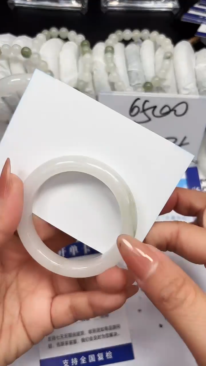 未镶嵌手镯石英质玉A189-48/49/50