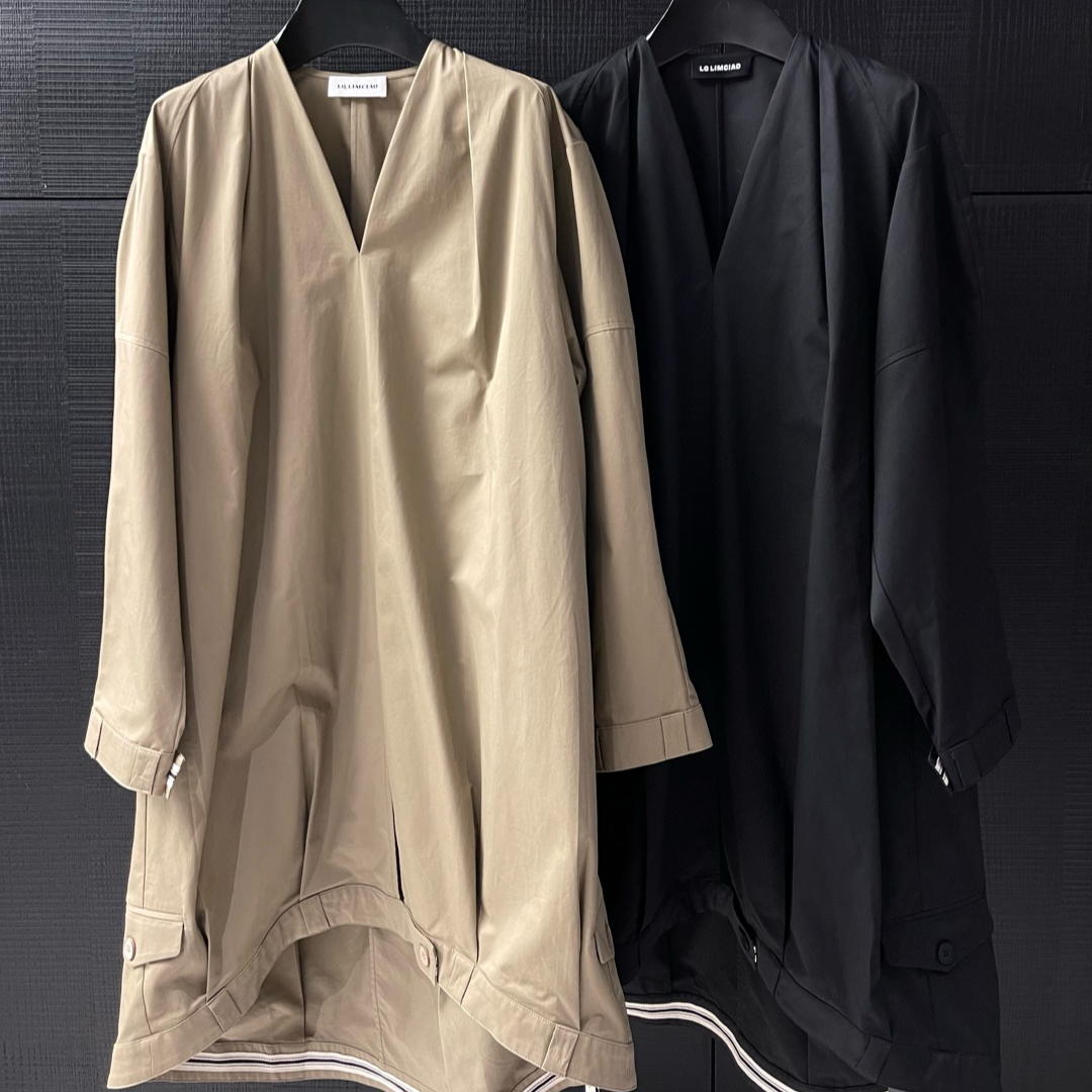 设计师高定款衬衣长袖连衣裙5502