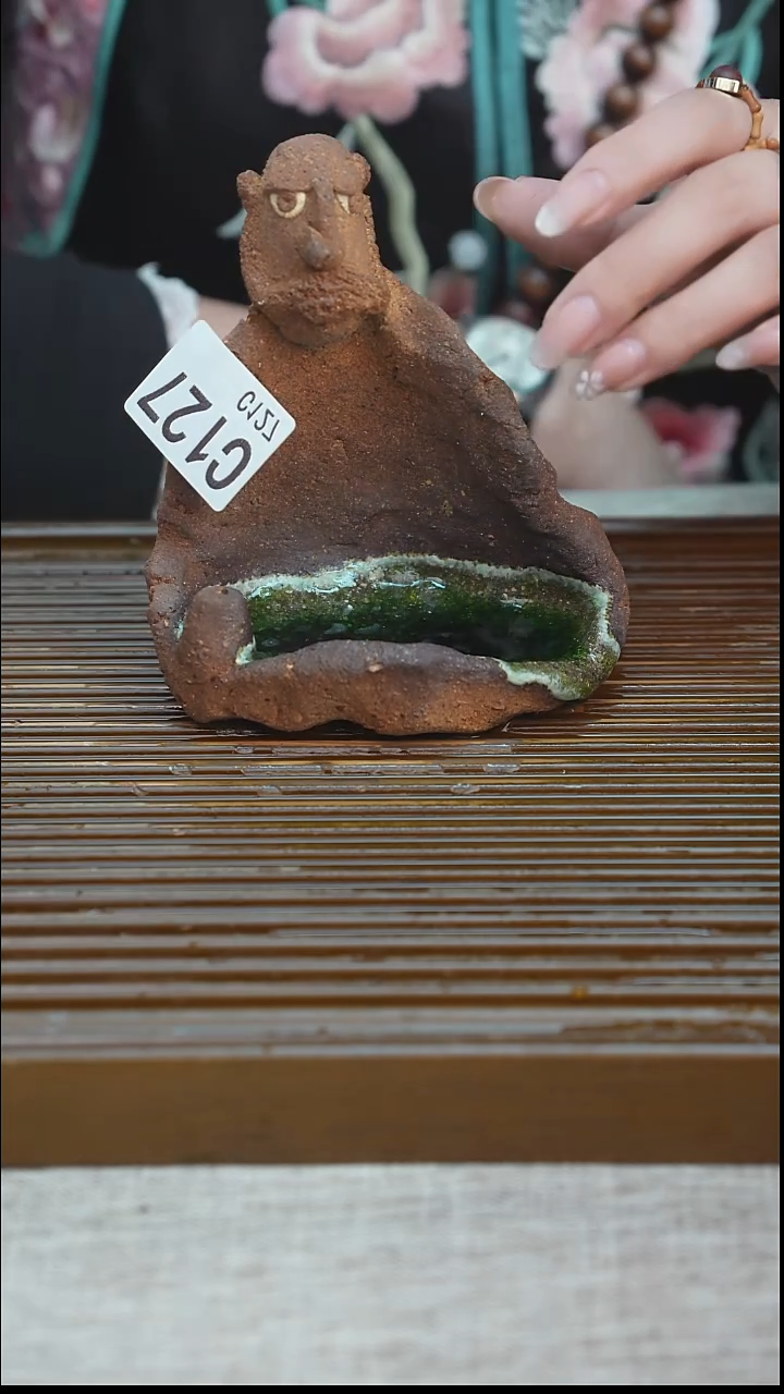 纯手工粗陶茶具每一只不一样