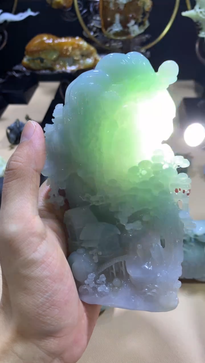 翡翠摆件未镶嵌翡翠摆件