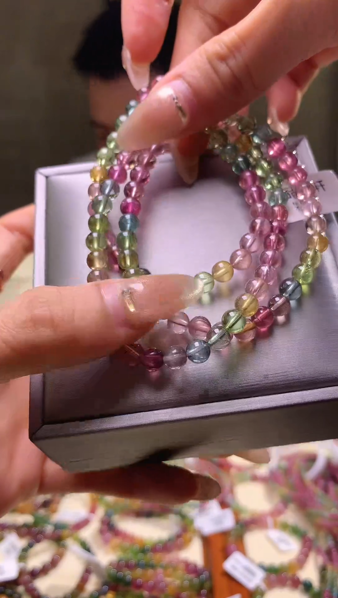 【闪购商品】碧玺手链未镶嵌碧玺三圈（多样性发一）