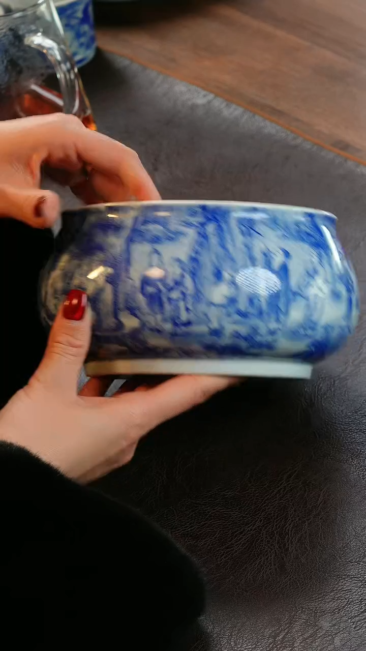 【闪购商品】青山赋人物水洗陶瓷