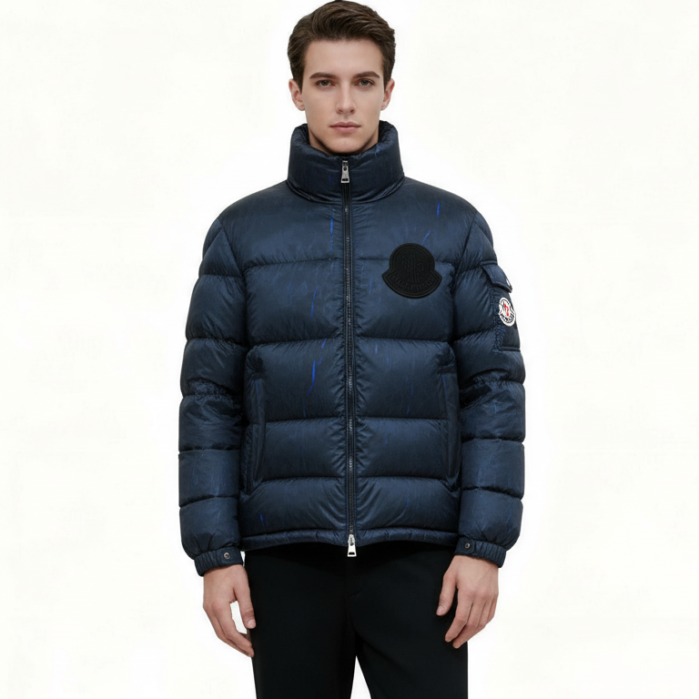 25年冬季新品男装高端时尚设计白鹅绒羽绒服保暖经典男士加厚