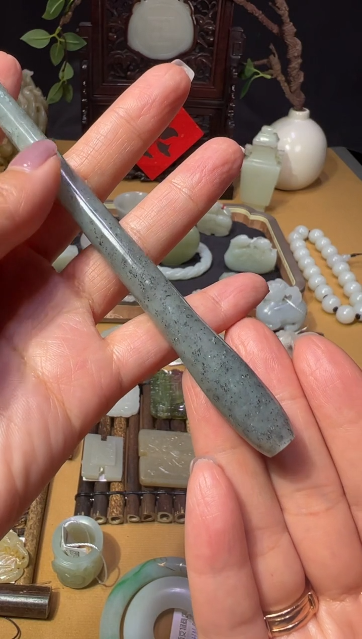 【闪购商品】和田玉山西文物商店笔杆