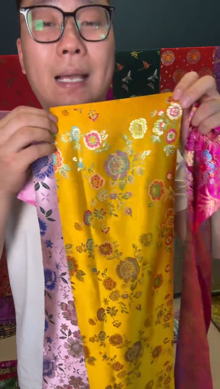 混纺3块碎布条2号布头